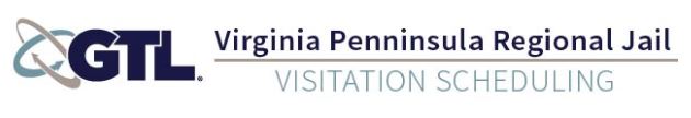 Virginia Peninsula VA-Regional Jail Inmate Visitation